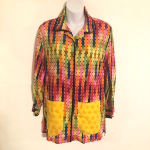 Via Condotti Multicolored Pocket Women’s Blouse 6